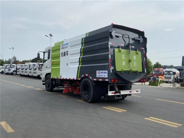 國六東風天錦12方掃路車