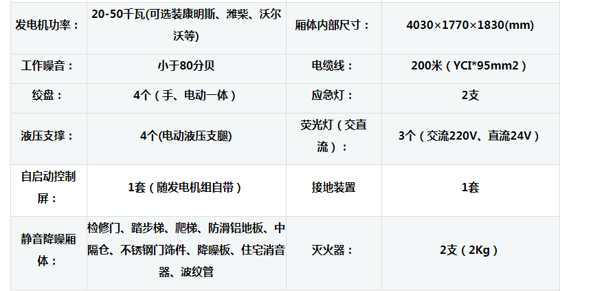 江鈴小型應(yīng)急發(fā)電車、電源車